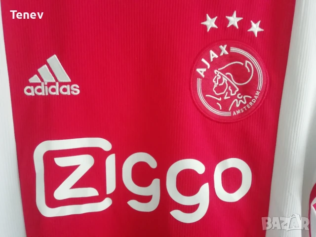 Ajax Amsterdam Adidas оригинална нова тениска фланелка Аякс размер М 2020/2021 , снимка 5 - Тениски - 50450836