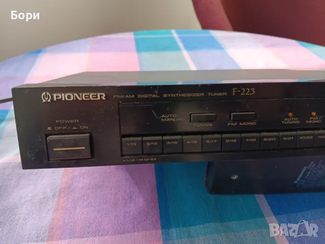 PIONEER F-223 стерео тунер, снимка 2 - Радиокасетофони, транзистори - 49039537