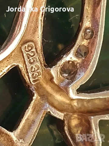 Много интересна сребърна гривна - проба 925, снимка 3 - Гривни - 47706706