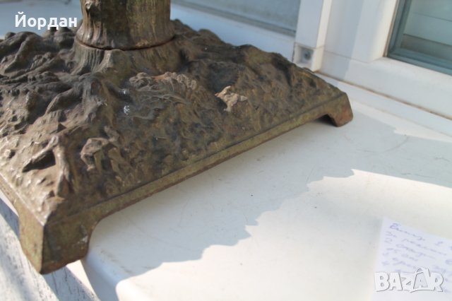Чугунена стойка за елха 1920 г., снимка 11 - Антикварни и старинни предмети - 41726905