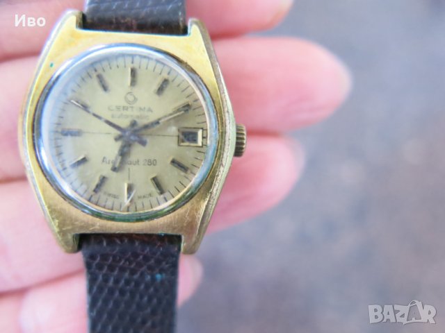 Дамски самонавиващ се ретро часовник Certina Argonaut 280, Automatic, снимка 9 - Дамски - 44326689