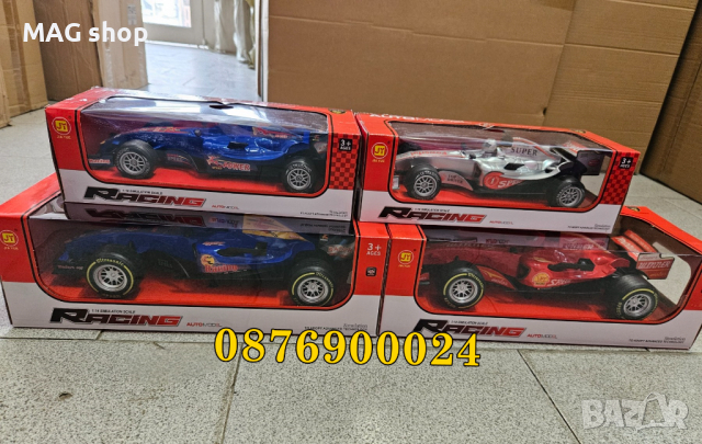 ПРОМО Детска кола Формула 1 рали Спортна количка ДВА РАЗМЕРА музикална, снимка 2 - Коли, камиони, мотори, писти - 44658580