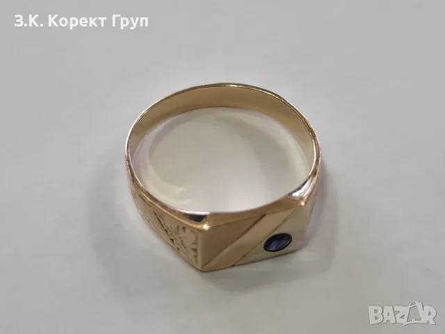 Златен пръстен 14К 585 / 4,63 гр., снимка 2 - Пръстени - 56337642