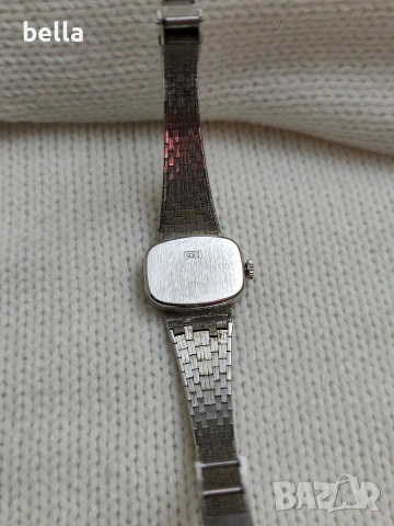 Сребърен елегантен механичен дамски часовник Medalia 17 камъка,проба сребро 835 , снимка 4 - Антикварни и старинни предмети - 53148321