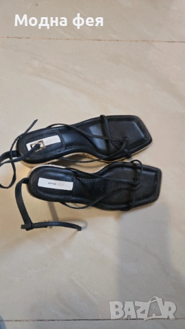 H M Сандали с платформа 6 см. Естествена кожа