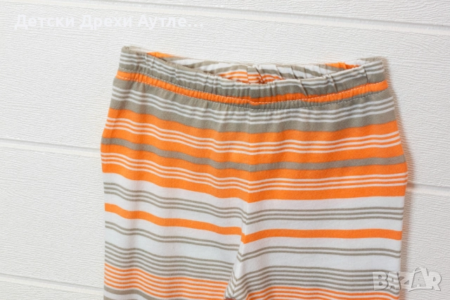 Цветни раирани памучни клинове за момичета – размери 92-128, снимка 5 - Детски клинове - 51935204