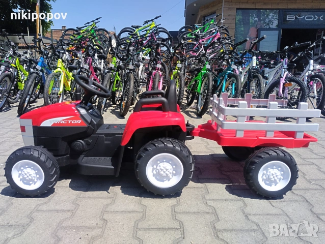 NEBRASKA акумулаторен трактор с ремарке DALLAS червен, снимка 5 - Други - 53849243