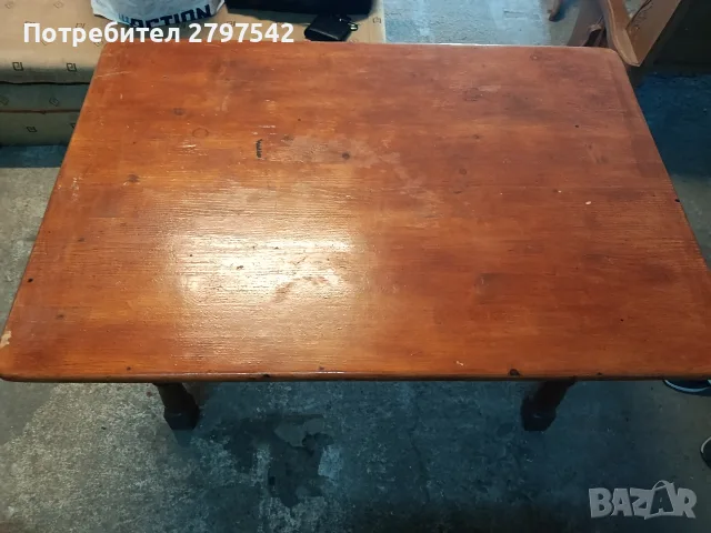 Дървена трапезна маса, снимка 2 - Маси - 56022543