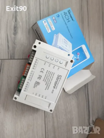 Чисто нов Smart Wi-Fi превключвател Sonoff 4CH (4 канала)