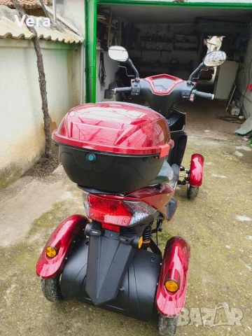 Продава се електрическо скутрерче триколка , снимка 2 - Мотоциклети и мототехника - 53571101