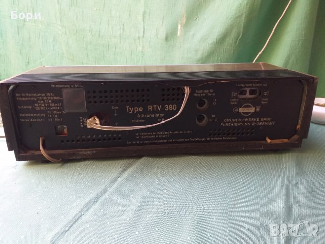 GRUNDIG RTV 380 РЕСИЙВЪР, снимка 7 - Ресийвъри, усилватели, смесителни пултове - 34124550