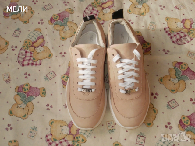 NUDE of Scandinavia нови дамски естествена кожа 39, снимка 2 - Маратонки - 53416778