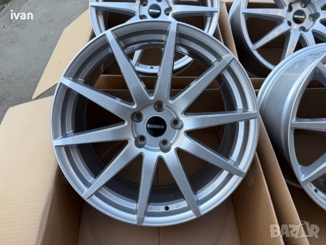 4 бр. чисто нови алуминиеви джанти BIASSO 19 цола 5x112 , централен отвор 66.6 , ET32, 8J, снимка 2 - Гуми и джанти - 53873400