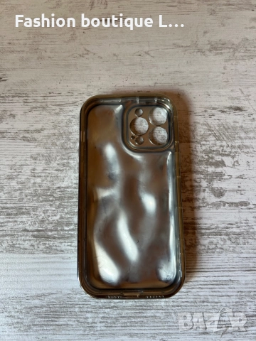 Кейс / калъф за айфон 13 про сребърен пластмасов релефен модел 🩶🩶🩶, снимка 3 - Калъфи, кейсове - 52089039