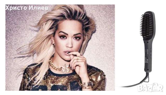Четка за изправяне на коса Rita Ora RHC 29 45 W ел четка за коса оформяне и стилизиране йонизираща