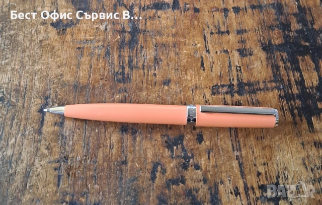 химикалка HUGO BOSS Gear Icon светлооранжев лак лого на пръстена, снимка 4 - Ученически пособия, канцеларски материали - 53382625