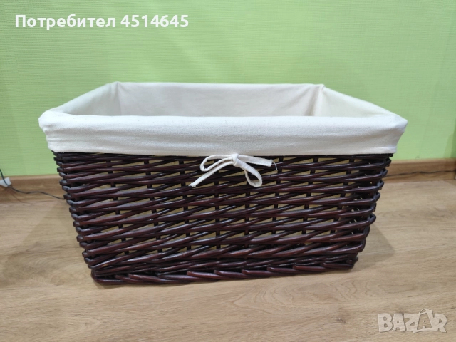 Кош/панер от върба 55/38/30 см., снимка 3 - Вази - 50980628