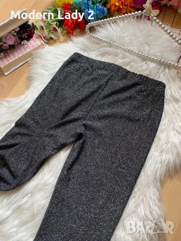 Сребрист лъскав клин Pieces, снимка 3 - Клинове - 50928947