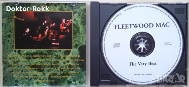 Fleetwood Mac - The Very Best Of (cd) , снимка 3 - CD дискове - 39050256