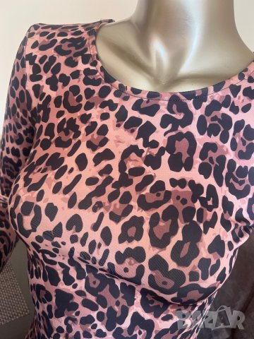 Дамско боди в тигров принт !, снимка 3 - Блузи с дълъг ръкав и пуловери - 40057323