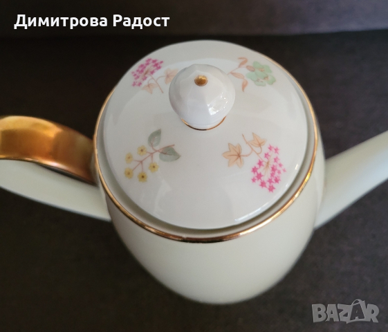 Порцеланови чайници с капаче! Състояние използвано като ново без забележки! , снимка 7 - Сервизи - 44693784