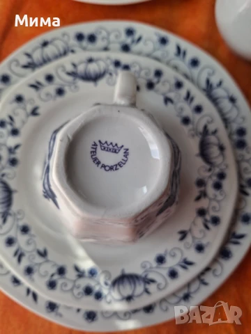 Сервиз от серията Син лук, снимка 9 - Сервизи - 50634627