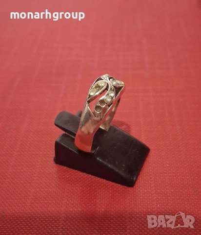 Сребърен пръстен, снимка 4 - Пръстени - 52655744