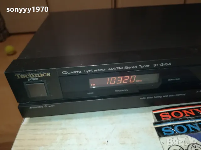 TECHNICS ST-G45A STEREO TUNER-MADE IN JAPAN-ВНОС SWISS 2505250656LCHERY, снимка 2 - Ресийвъри, усилватели, смесителни пултове - 50416629