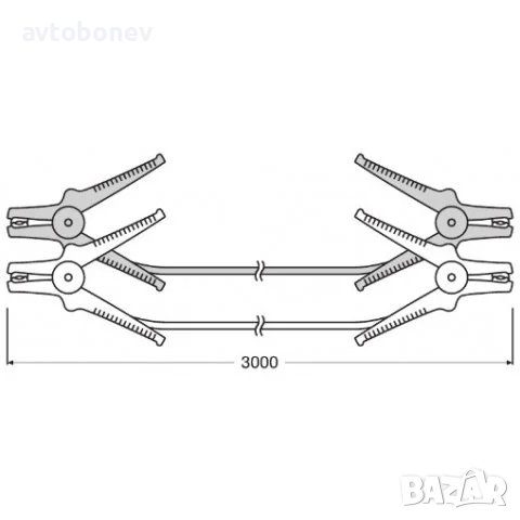 Кабели за подаване на ток OSRAM STARTcable OSC101-200A-8.5mm², снимка 7 - Аксесоари и консумативи - 41764215