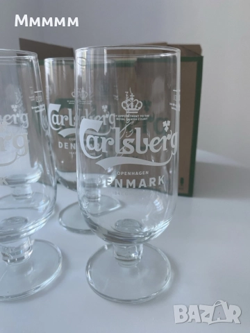 Чаши за бира Carlsberg, снимка 4 - Чаши - 55974016