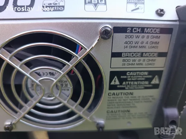 апаратура Behringer , снимка 5 - Ресийвъри, усилватели, смесителни пултове - 56060851