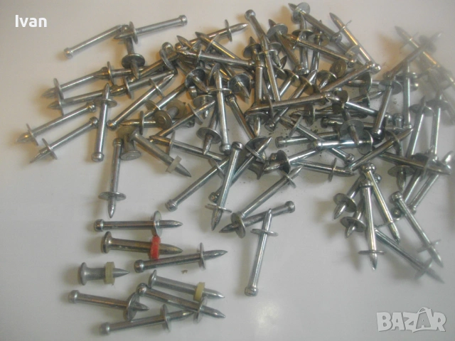 40мм Пирони Гвоздей за HILTI за бърз директен монтаж за модели DX 600, DX 400, DX 100, DX 300, DX200, снимка 12 - Други инструменти - 53404993