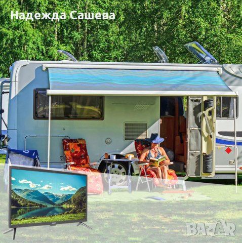 Телевизор 12V/220V 22" за каравана, кемпер, камион - 2 ГОДИНИ ГАРАНЦИЯ, снимка 8 - Телевизори - 40192114