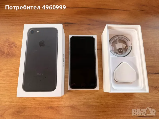 iPhone 7 128GB Black + Зарядно + Kутия, снимка 2 - Apple iPhone - 56239596