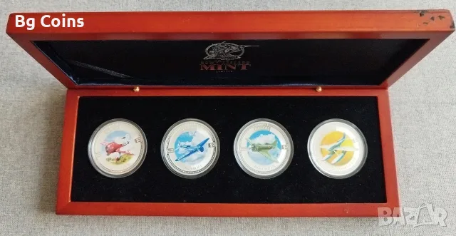 Сребро 1 OZ 2006 Самолети 4 бр 