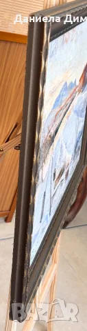 Картина на платно - зимен пейзаж, снимка 5 - Картини - 56121348