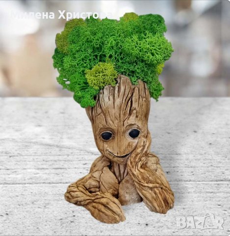 "Груд" със скандинавски мъх, снимка 3 - Декорация за дома - 42092711