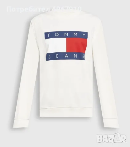 блуза дълъг ръкав tommy jeans, снимка 3 - Блузи - 56342167