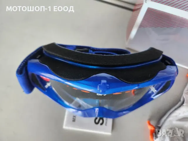 Нови Очила SPY TARGA 2 Мото Крос АТВ СИНИ с безцветна ANTI-FOG плака, снимка 4 - Части - 47438378