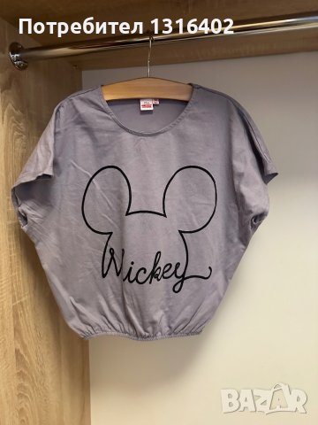 Тениска Mickey Mouse, размер XS/S, снимка 1 - Тениски - 44390437