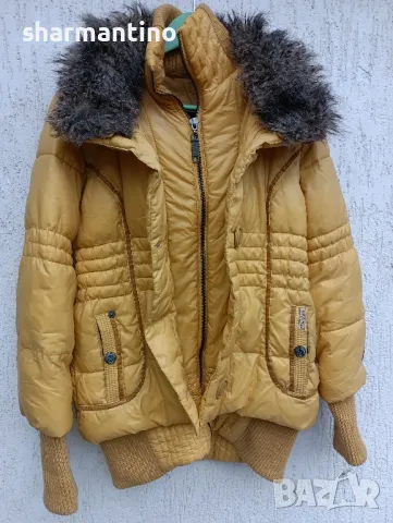 Пухено яке Khujo S - 35 лв, снимка 5 - Якета - 48974571