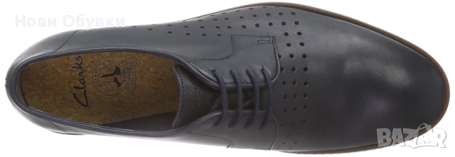 	Clarks Tulik Edge, 43, нови, оригинални мъжки обувки от естествена кожа, снимка 5 - Ежедневни обувки - 52090613