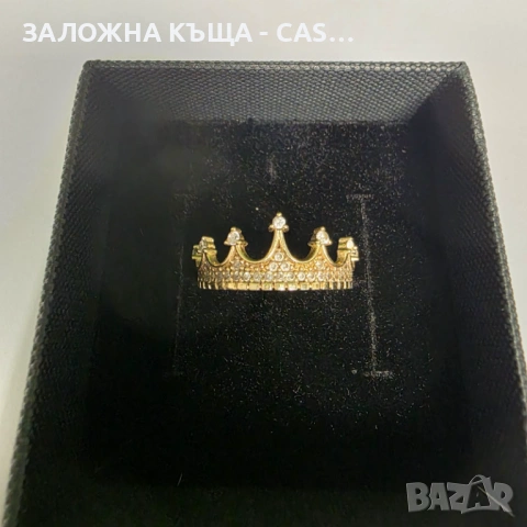 Златен пръстен "Корона" 14K (585) – 1.60 гр. – Дизайнерски модел
