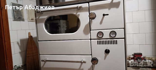 Готварска печка на твърдо гориво с водна риза Алфа Терм 20 лява., снимка 1 - Печки, фурни - 44395121