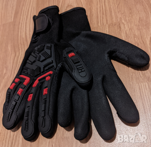 Защитни работни ръкавици с протектори Werckmann XL, снимка 3 - Ръкавици - 44561368