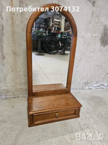 Огледало с чекмедже в стил Рустик