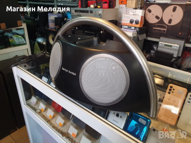 bluetooth / блутут тонколона. Преносима тонколона  Harman Kardon  Go+Play Работи с aux и iPod. Може , снимка 6 - Bluetooth тонколони - 39117885