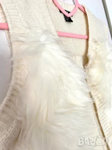 Разпродажба на всичко! Елек с косъм H&M , снимка 5 - Елеци - 49809299