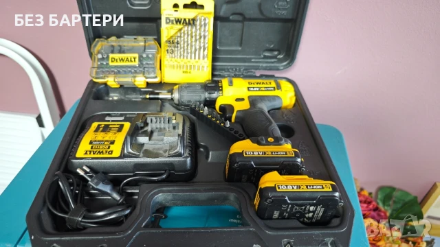 DEWALT DCD710 с комплект + битвое и свредла, снимка 5 - Винтоверти - 50534377