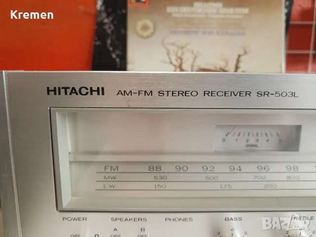 Receiver HITACHi SR-503L, снимка 1 - Ресийвъри, усилватели, смесителни пултове - 48678934